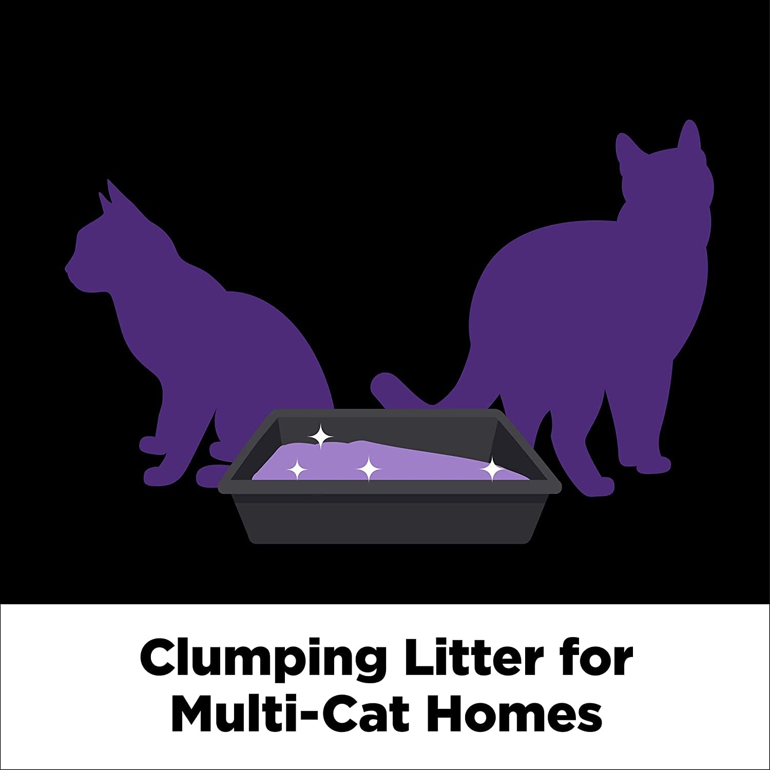 Platinum Slide Easy Clean-Up Clumping Cat Litter, Multi-Cat, 37 Lbs